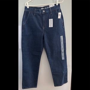Old Navy Dark Blue Straight Leg Women’s Jeans